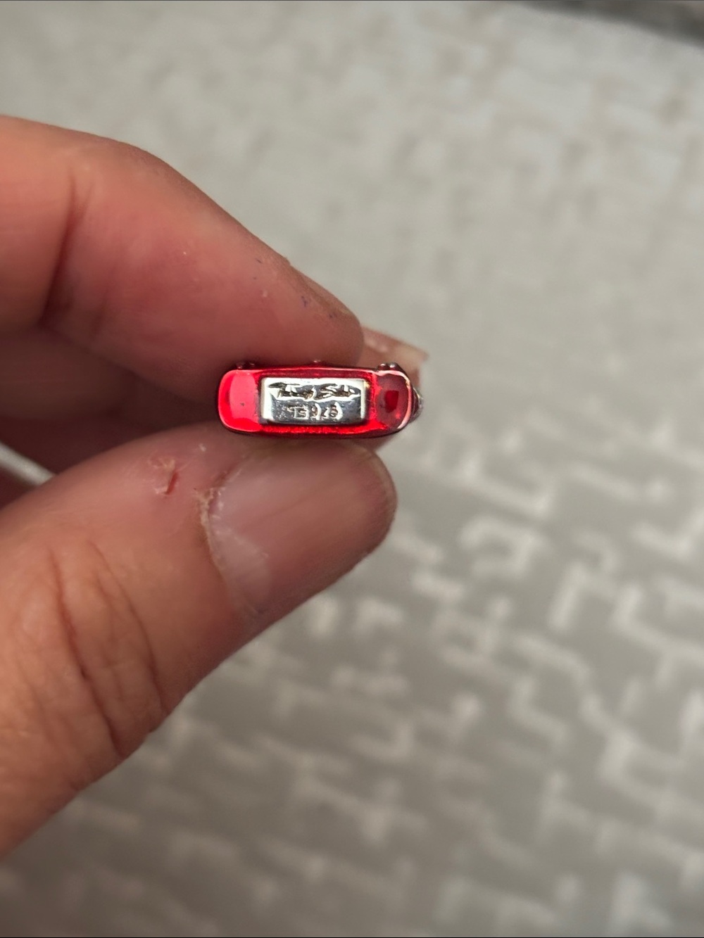Thomas Sabo Red Enamel Handbag Charm Pendant 925 silver marked - Picture 2 of 3